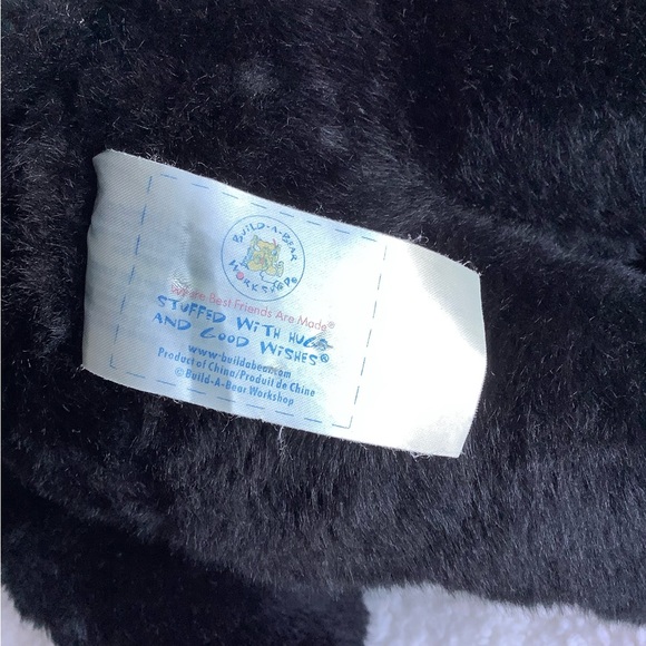 Build A Bear Retired Dimples 17 inches Black Bear Stuffed Animal Plush Toy - Picture 8 of 9